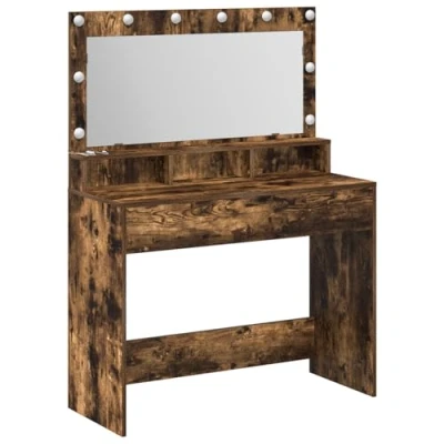 Afbeelding van vidaXL Gerookt Eiken Gefabriceerd hout 100 x 41 135 cm Spiegel