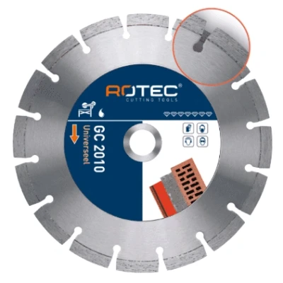 Afbeelding van Rotec GC 2010 diamantzaagblad Beton/Universeel 350 mm (Asgat 30,0)