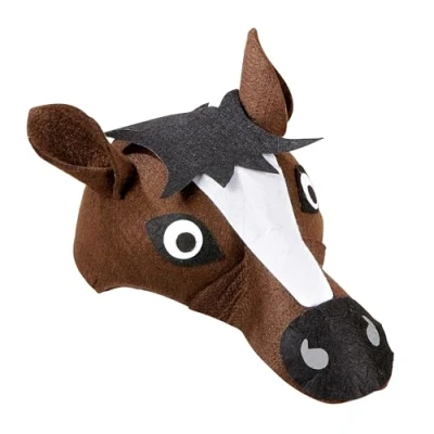 Afbeelding van Widmann 11759 hoed egel, vilt, masker, dier, themafeest, carnaval, uniseks kinderen, meerkleurig, eenheidsmaat