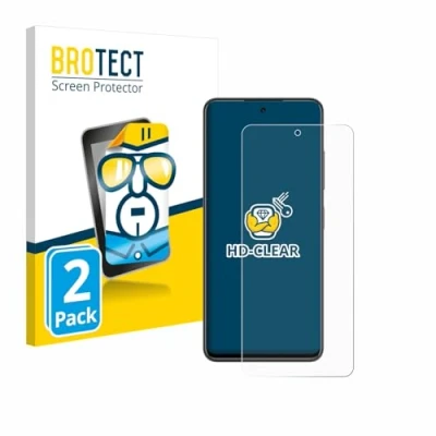 Afbeelding van BROTECT (2 Stuks) Schermbeschermer voor Nubia Focus 5G Screen Protector Transparant