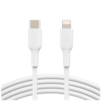 Afbeelding van Belkin lightning naar USB C kabel 1 meter wit