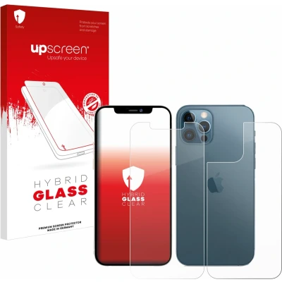 Afbeelding van upscreen Screenprotector voor Apple iPhone 12 Pro Max (Voor+Achter) Folie Beschermfolie Beschermglas transparant