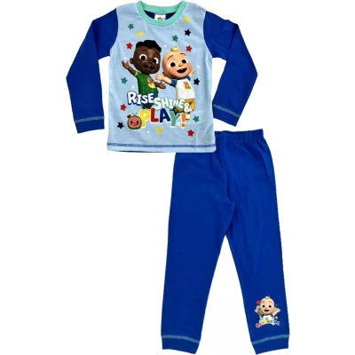 Afbeelding van COCOMELON pyjama katoen CoCo Melon pyama blauw maat 92/98