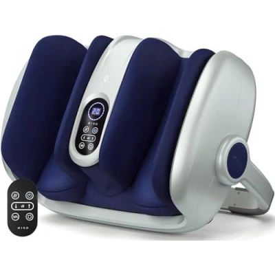 Afbeelding van Miko Shiatsu Voetmassagemachine Diepe Weefselmassage Verbetert Circulatie, Bloedstroom met Kneding, Warmtetherapie Plantar Fasciitis, Neuropathie, Diabetes Geschikt voor Maat 49 en lager