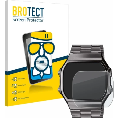 Afbeelding van BROTECT Antireflecterende Glas Screen Protector Mat voor Casio A168WEGG 1BEF Schermbeschermer [Beschermglas Folie niet Gehard Glas]