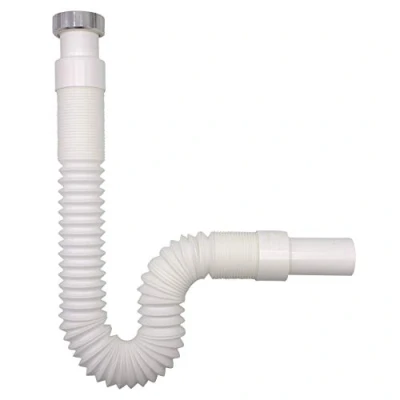 Afbeelding van Variosan flexibele afvoerslang 13972, 1 1/4 inch x 32 mm, sifon/geurvanger voor wastafels, uittrekbaar van 320 880 mm