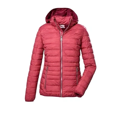 Afbeelding van GIGA by Killtec dames jas tussen padded Uyaka 41503 rood stripe maat 36