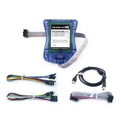 Afbeelding van Waveshare Atmel AVR Programmer USB AVRISP XPII Compatible at ISP mk2 mkII In System Supports Studio 4/5/6…