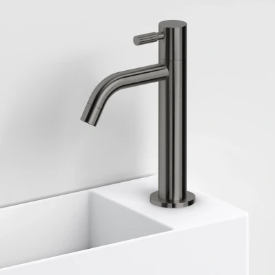 Afbeelding van Fonteinkraan Hoog Clou Freddo Geborsteld Gunmetal PVD