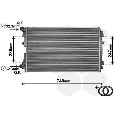 Afbeelding van Van Wezel Radiateur 58002338