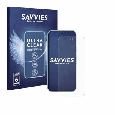 Afbeelding van Savvies (6 Stuks) Schermbeschermer voor Google Pixel 9 Pro XL Screen Protector Ultra Transparant