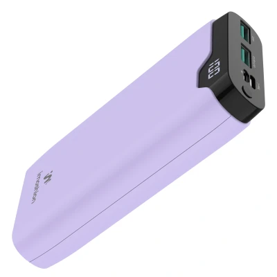Afbeelding van Powerbank 20.000 mAh van iMoshion Lila Kunststof