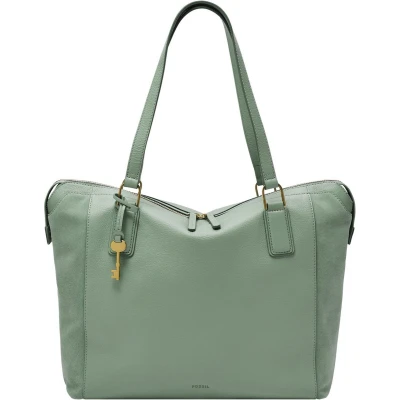 Afbeelding van FOSSIL Shopper Schoudertas Jacqueline Tote Sage Turquoise