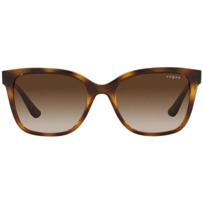 Afbeelding van VOGUE EYEWEAR Donna VO5426S W65613 Occhiali da sole Iniettato Marrone Pillow Normale Sfumato