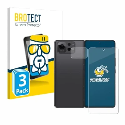 Afbeelding van BROTECT Glas Screen Protector voor ASUS ZenFone 12 Ultra (Voor+Camera) (3 Stuks) Schermbeschermer [9H Hardheid, Beschermglas Folie niet Gehard Glas]