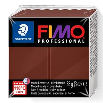 Afbeelding van STAEDTLER 8004 77 Fimo Professional normaal blok, 85 g, chocolade