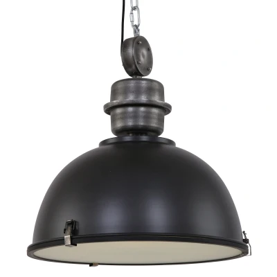 Afbeelding van Steinhauer Hanglamp bikkel 52 cm zwart