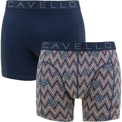 Afbeelding van Cavello 2P boxers zigzag blauw &amp; bruin XXL