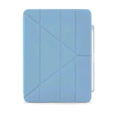 Afbeelding van Pipetto Origami Pencil Case iPad Air 10.9 (2020/2022) / 11 (2024) Light Blue