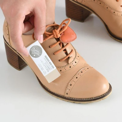 Afbeelding van Suede gum Leder Transparant Schoenen polish Rubberen