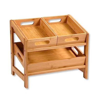 Afbeelding van Kesper Keukenplank, Materiaal: Bamboe, Afmetingen: 39,5 x 26 35,5 cm, Kleur: Bruin, 58851 13