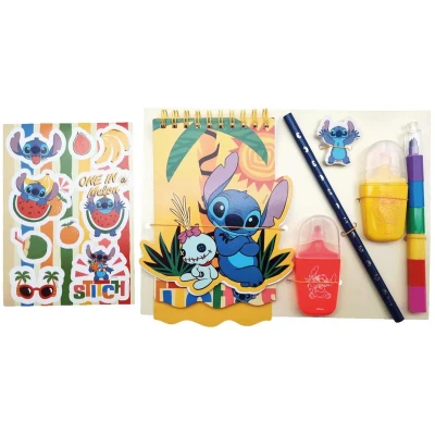 Afbeelding van Stitch Gevulde Etui, Lilo en Schooletui,