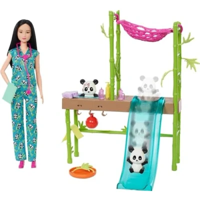 Afbeelding van Mattel Panda Care &amp; Rescue Speelset