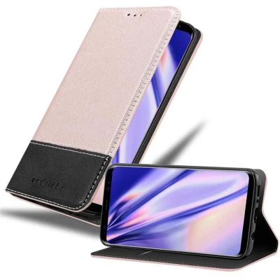 Afbeelding van Cadorabo Hoesje geschikt voor Samsung Galaxy S8 in ROSE GOUD ZWART Beschermhoes met magnetische sluiting, standfunctie en kaartvakje Book Case Cover Etui