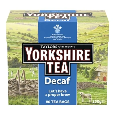 Afbeelding van Yorkshire Tea Taylor&#039;s of Harrogate Yorkshire, Decaf 80 zakjes 1 stuk