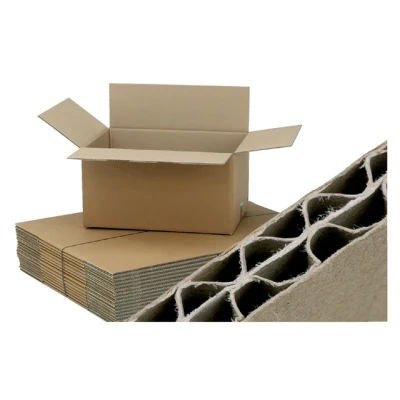 Afbeelding van Verzenddoos CleverPack dubbelgolf 486x386x386mm bruin 5stuks