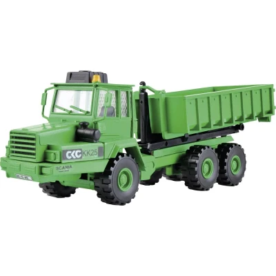 Afbeelding van Kibri 14020 H0 Bouwvoertuig Kaelble Gmeinder kniktractor met afzetcontainer
