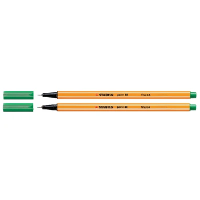 Afbeelding van STABILO point 88 fineliner, donkergroen fineliner