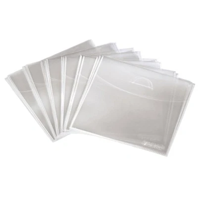 Afbeelding van Hama CD /DVD beschermhoezen, PP, pak van 75 stuks, transparant
