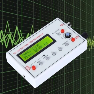 Afbeelding van 1HZ 500KHz DDS signaalgeneratorteller, hoge precisie functiegenerator sinus + vierkant driehoek zaagtandgolfvorm, teller signaalbron generatormeter