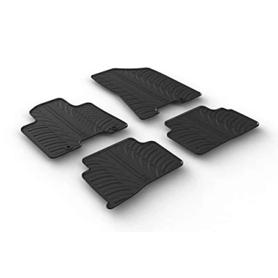 Afbeelding van Gledring Rubbermatten passend voor Hyundai Tucson 2015 2020 (T profiel 4 delig + montageclips)