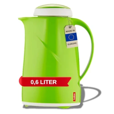 Afbeelding van Helios Wave kunststof thermoskan, kiwi, 0,6 liter