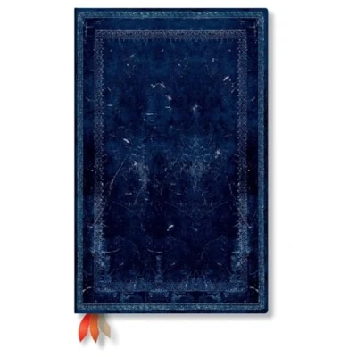 Afbeelding van Dot Grid Encre Bleue Maxi Pointillé 192 p.: Hardcover, 120 gsm, ribbon marker, memento pouch, book edge printing, elastic closure