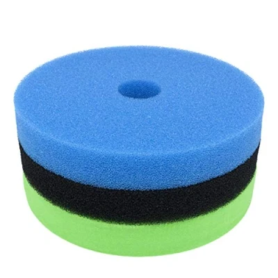 Afbeelding van LTWHOME Compatibele Filterschuim Grof en Medium Fijn Geschikt voor Hozelock Bioforce 9000/18000 Aquariumfilter (1 reeks)