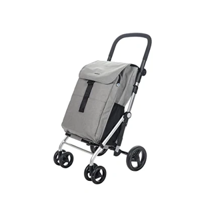 Afbeelding van Carlett Classic Boodschappentrolley XL (Familie maat) Grijs