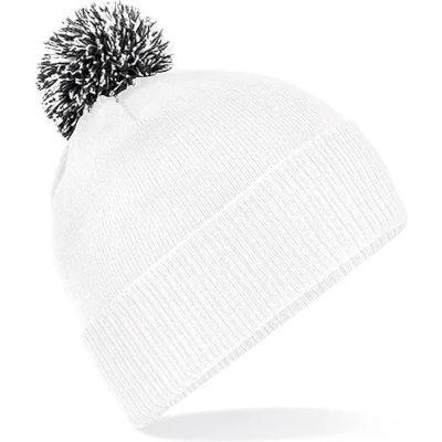 Afbeelding van Beechfield &#039;Snowstar® Beanie&#039; Wit/Zwart