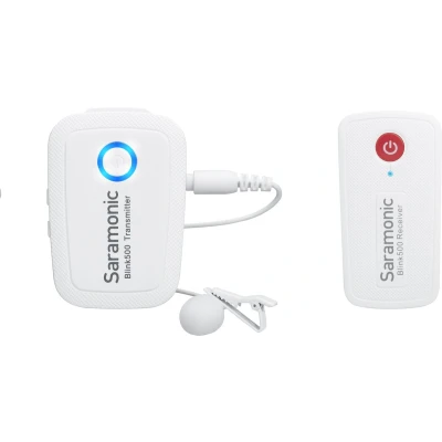 Afbeelding van Saramonic Blink 500 B1W, met 1 lavalier zender en ontvanger voor camera 3.5mm mini jack