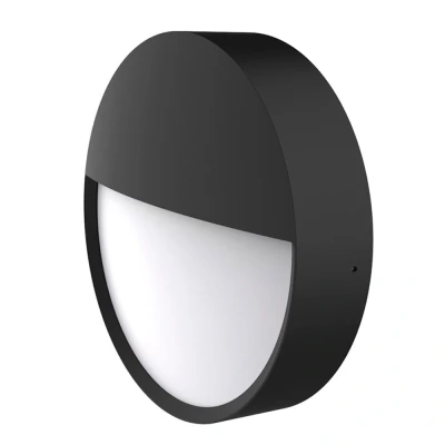 Afbeelding van Yphix Led Wandlamp Binnen &amp; Buiten (ip65) Arendal 2 Zwart 12w Warm Wit Licht (3000k) LEDdirect.nl