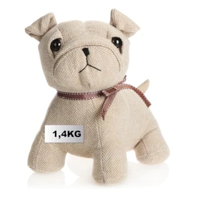 Afbeelding van COM FOUR® deurstopper, zware deurhouder, schattig hondendesign, functioneel woonaccessoire, stop voor ramen en deuren, ideaal tocht (Hond Bella)