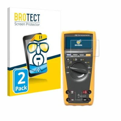 Afbeelding van BROTECT Screenprotector voor Fluke 179 multimeter Folie Beschermfolie transparant (2 Stuks)