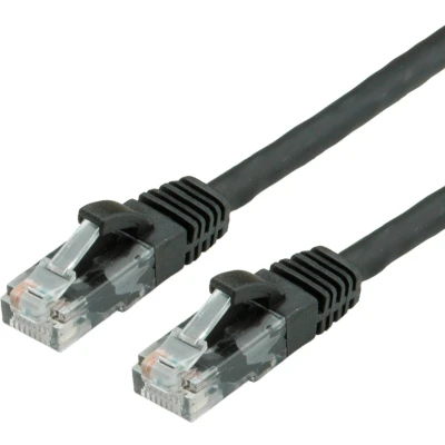 Afbeelding van VALUE UTP Cat.6 (Class E) patchkabel, LS0H, zwart, 3 m