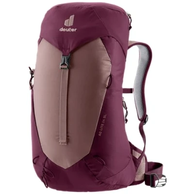 Afbeelding van deuter AC Lite 14 SL Wandelrugzak voor dames, Ashrose cassis, Largo, Minimalistisch