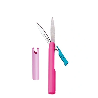 Afbeelding van PLUS Japan, Zakschaar in roze, 13,5 cm lang