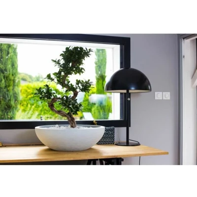 Afbeelding van EDA Graphit wastafelpot Ø59cm Inhoud 39L Wit gekalkt