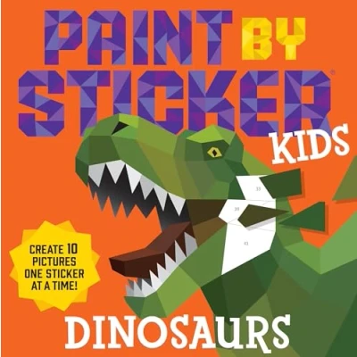 Afbeelding van Paint by Sticker Kids: Dinosaurs: Create 10 Pictures One at a Time!