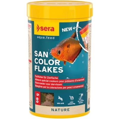 Afbeelding van Sera San nature 250ml kleurvoeder vlokken zonder bewaarmiddelen